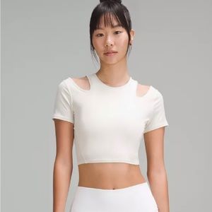 Off white lulu lemon top